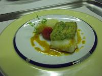 Dos de merlu gratin� aux herbes fra�ches