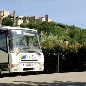 Venir en autocar / bus en Provence Verte