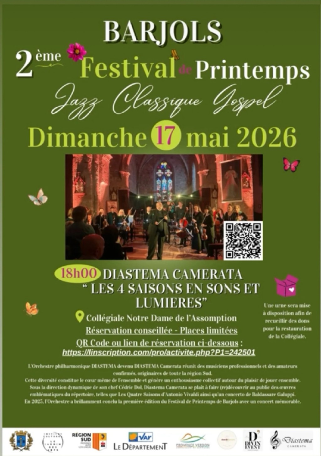 Concert : Diastema camerata - musique classique | Festival de printemps