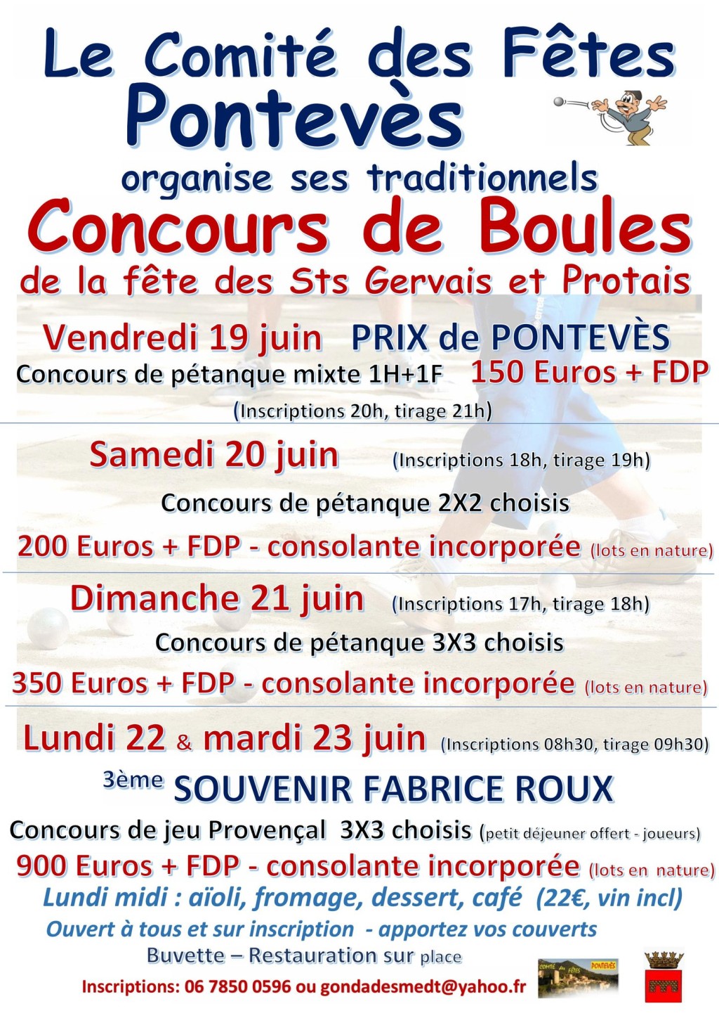 Concours de boules, aioli | Fête patronale des Saints Gervais et Protais