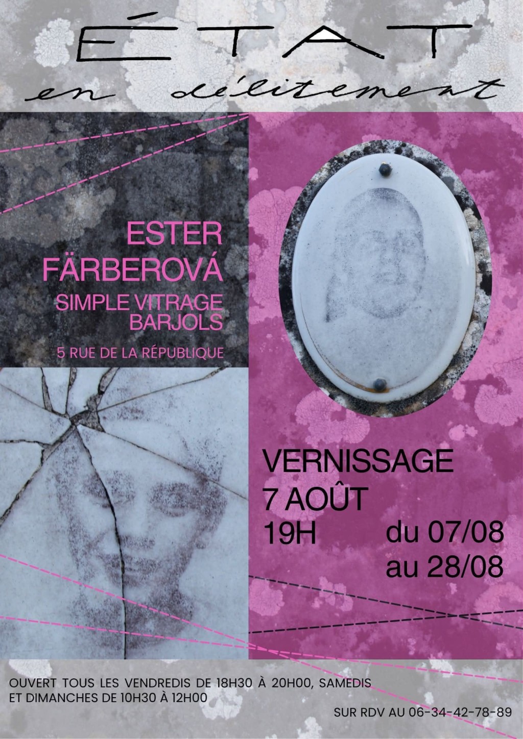 Vernissage de l'exposition : Etat en délitement