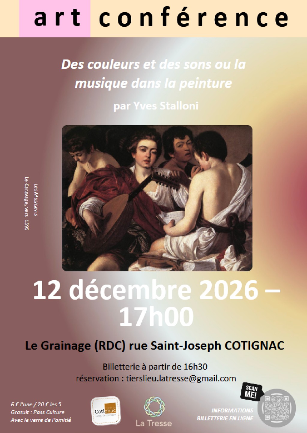 Conférence : Des couleurs et des sons ou la musique dans la peinture par Yves Stalloni | Art conférence
