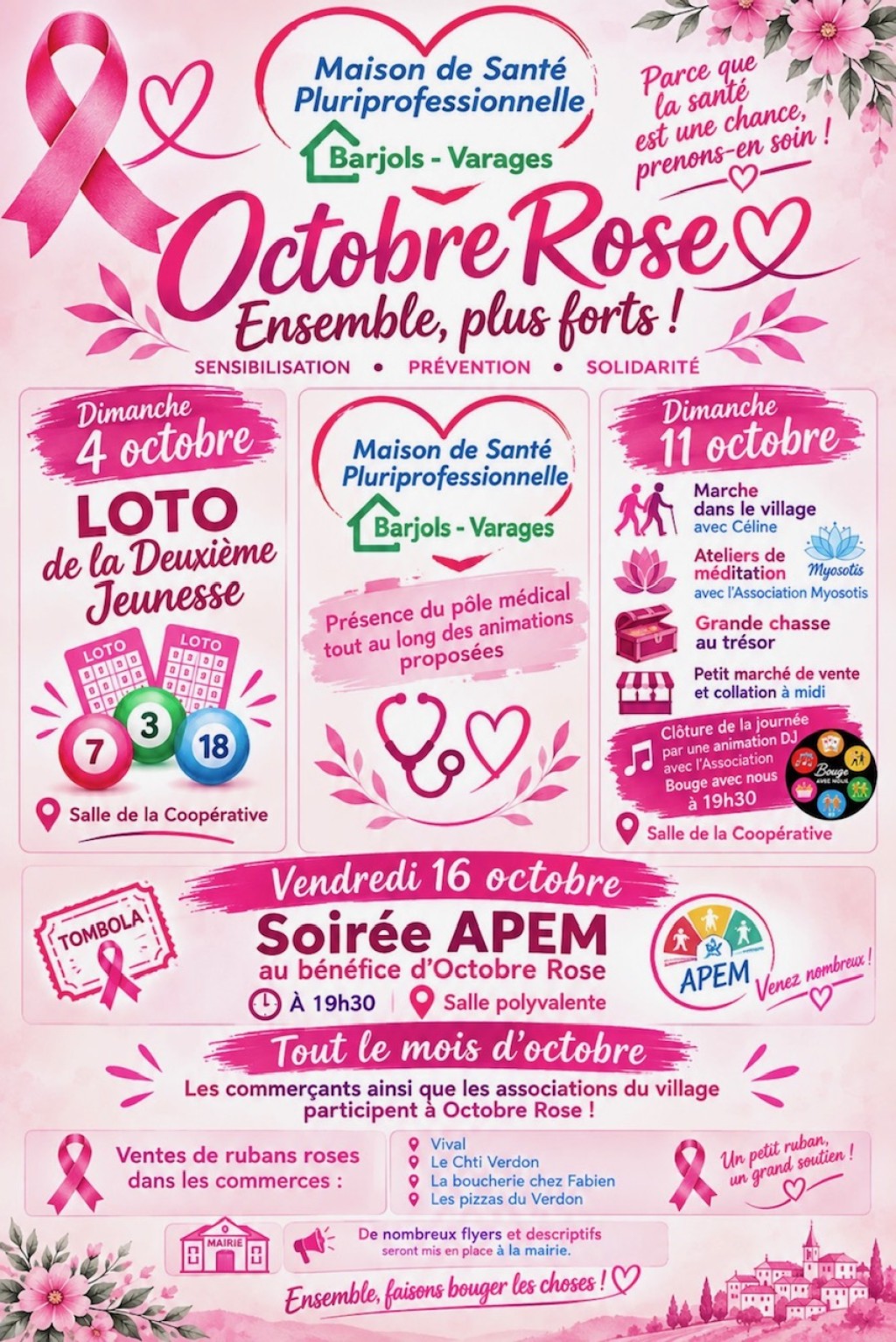 Loto | Octobre rose