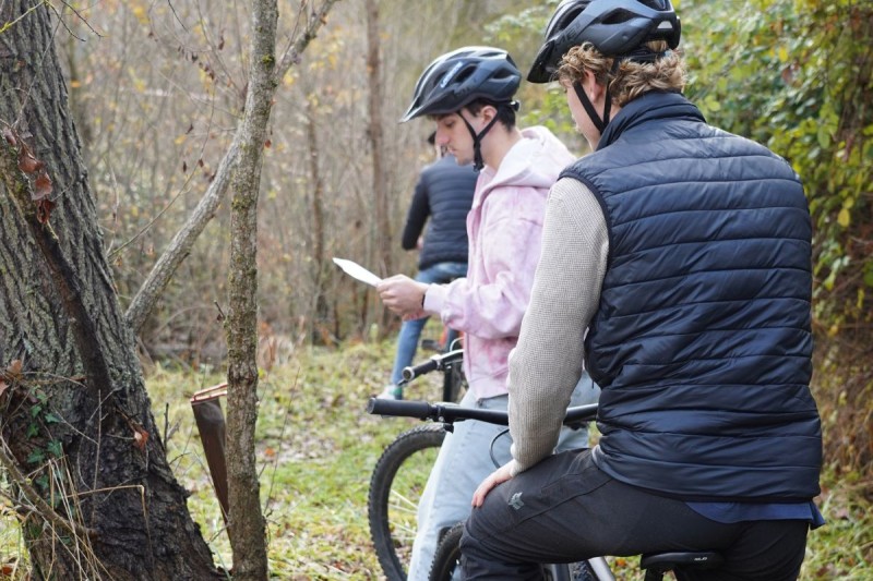 Course d'orientation à VTT